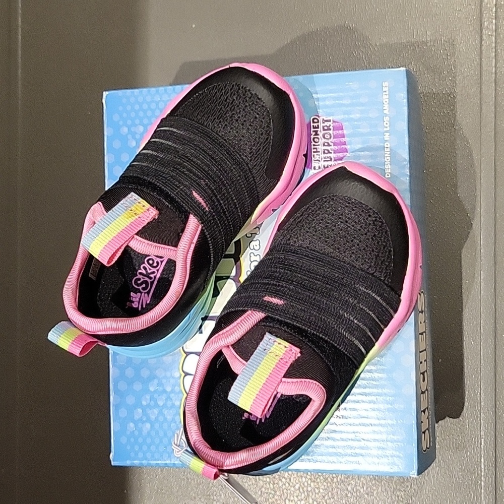 NWT in Box: Toddler Skechers Flex Blast Lil Sherbert Sneakers